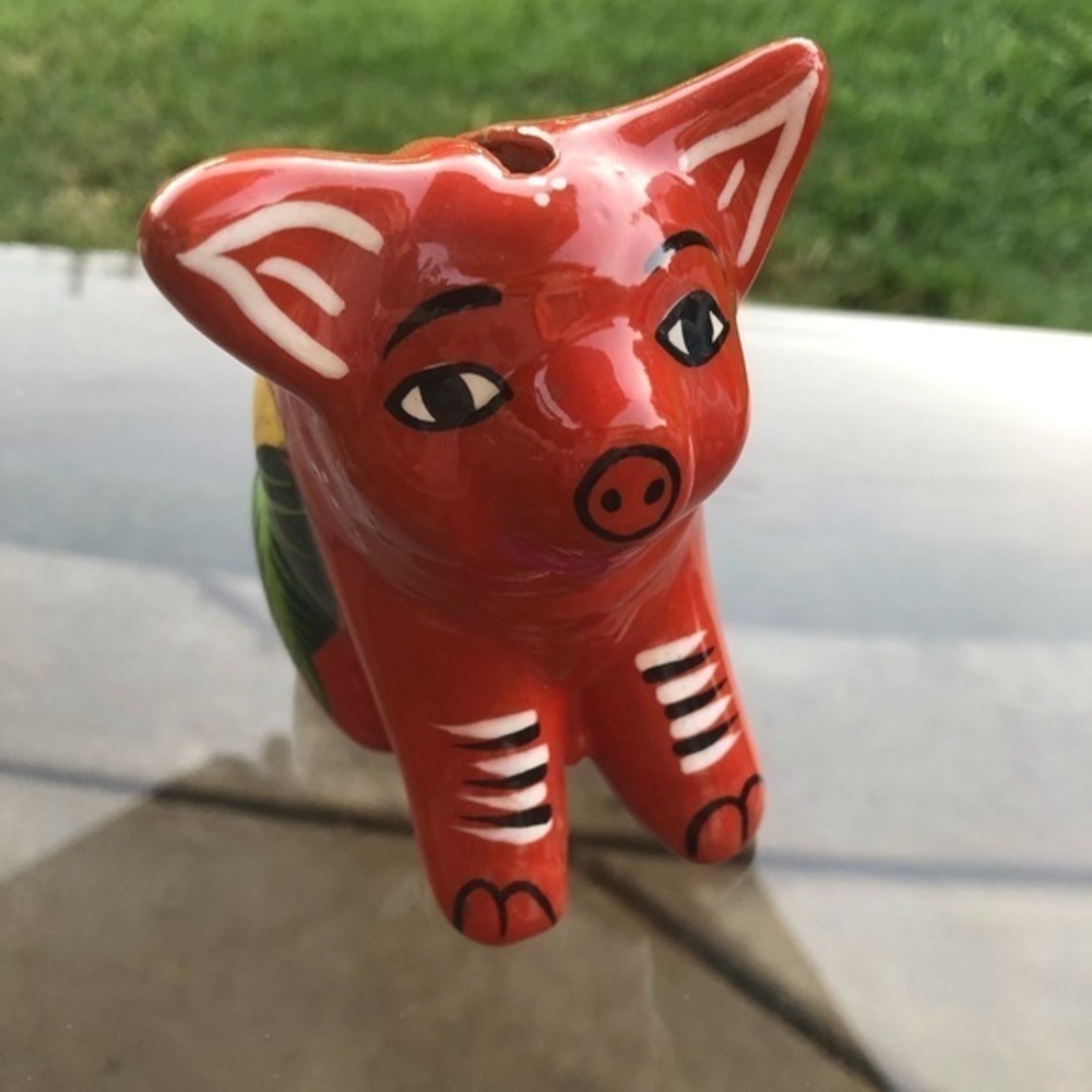 Mexican folk art piggy bank